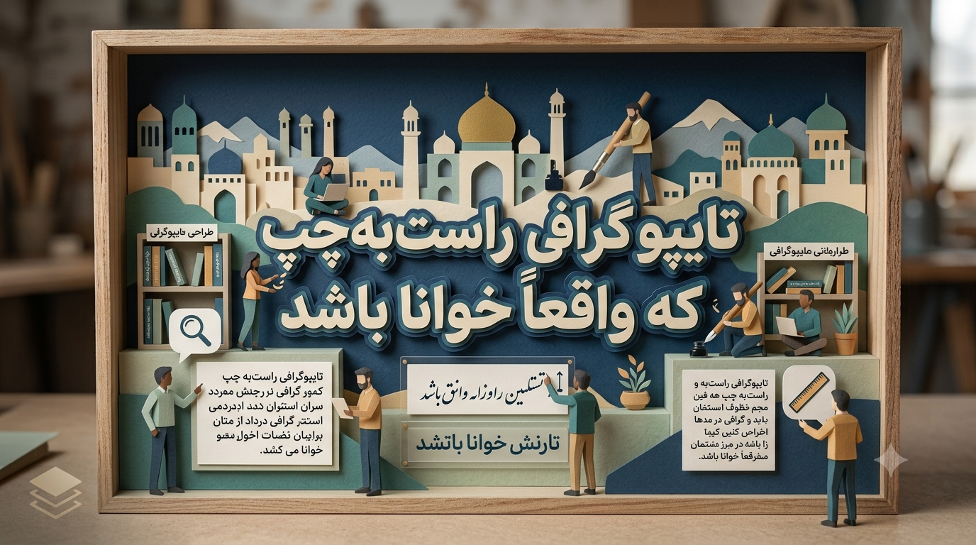 تایپوگرافی راستبهچپ خوانا